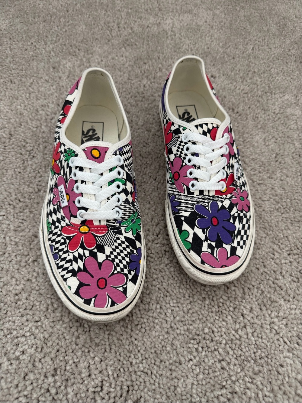 Vans Floral Checkerboard Authentics